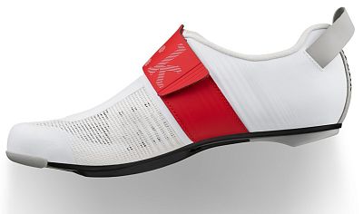 Превью  Велоботинки для триатлона FIZIK Transiro Hydra Aeroweave Carbon White/Red/Blue